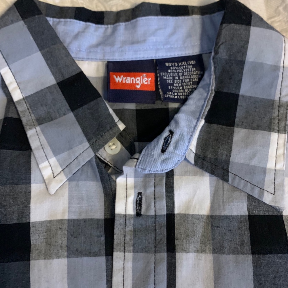 Wrangler Button Up Longsleeve BOYS - Picture 2 of 7
